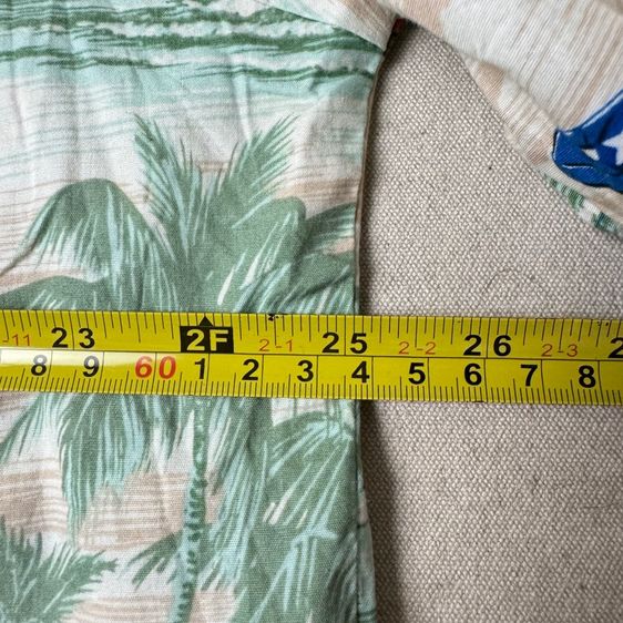 เสื้อฮาวายลายดอก​ Aloha Republic Hawaii 80s-90s ลายหายาก Size XL รูปที่ 9