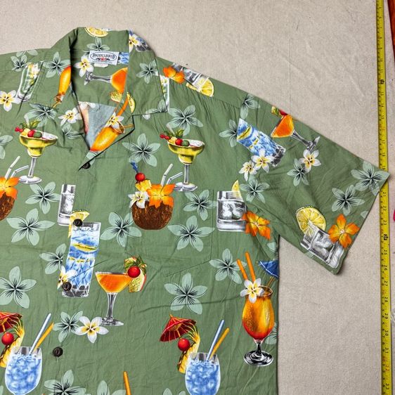เสื้อฮาวายลายดอก​ Pacific Legend​ 80s-90s Hawaii Size XL รูปที่ 2