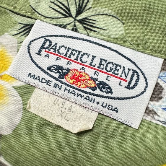 เสื้อฮาวายลายดอก​ Pacific Legend​ 80s-90s Hawaii Size XL รูปที่ 8