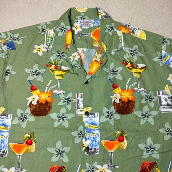 เสื้อฮาวายลายดอก​ Pacific Legend​ 80s-90s Hawaii Size XL รูปที่ 3