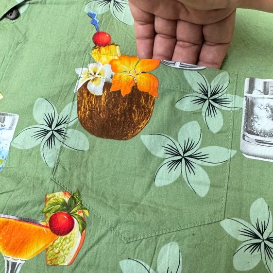 เสื้อฮาวายลายดอก​ Pacific Legend​ 80s-90s Hawaii Size XL รูปที่ 5