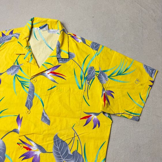 เสื้อฮาวายลายดอก​ OP Ocean Pacific 90s Size M รูปที่ 2