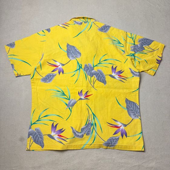 เสื้อฮาวายลายดอก​ OP Ocean Pacific 90s Size M รูปที่ 9