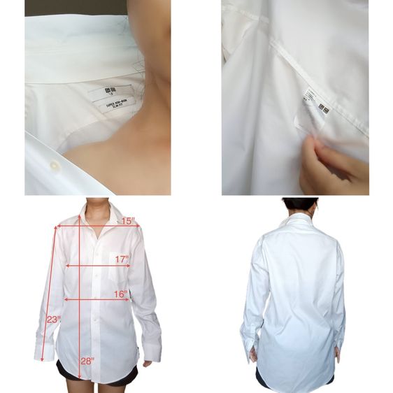 เชิ้ตขาว สภาพดี  รูปที่ 3