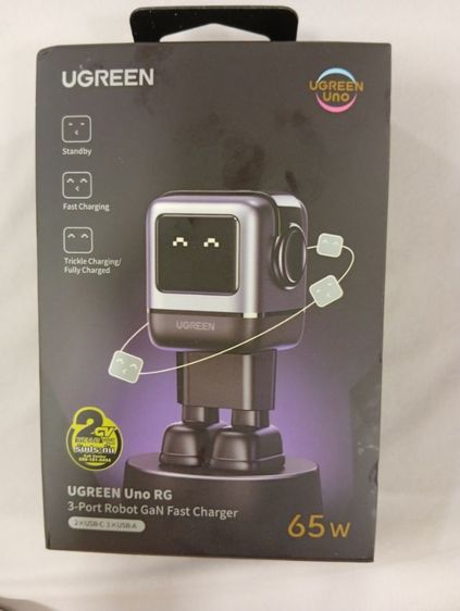 NEW: UGREEN UNO 65W 3 Porrt Robot GaN Fast Charger