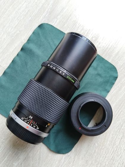 Olympus 200mm f5 เบา ถือสบาย มีฮูดในตัว เลนส์ใส สอบถามได้ครับ รูปที่ 4