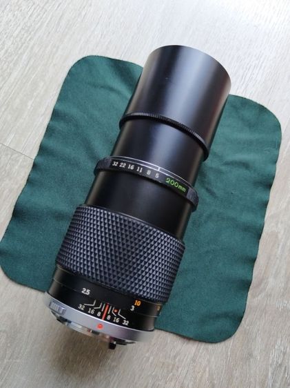 Olympus 200mm f5 เบา ถือสบาย มีฮูดในตัว เลนส์ใส สอบถามได้ครับ รูปที่ 6