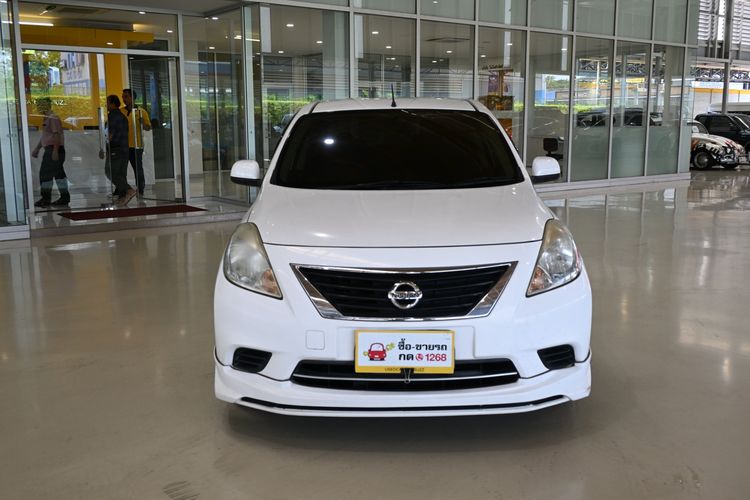 Nissan Almera 2013 1.2 V Sedan เบนซิน ไม่ติดแก๊ส เกียร์อัตโนมัติ ขาว