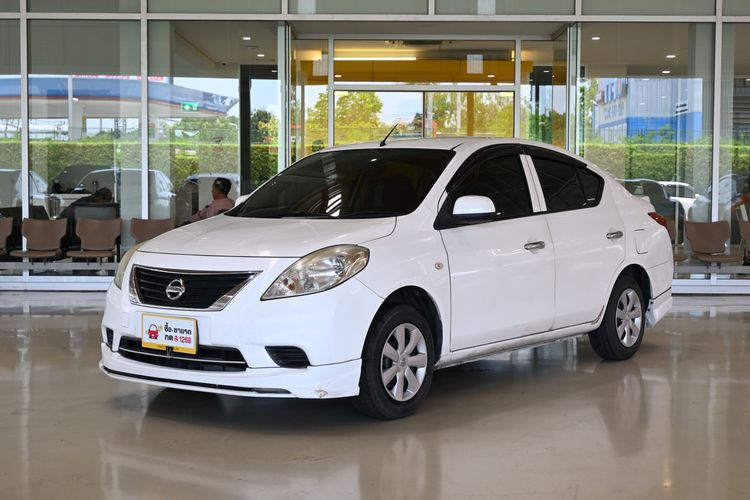 Nissan Almera 2013 1.2 V Sedan เบนซิน ไม่ติดแก๊ส เกียร์อัตโนมัติ ขาว รูปที่ 3
