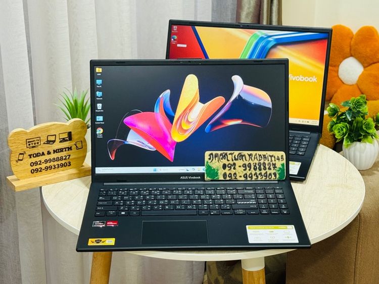 Asus VivoBooK Ryzen5 Series7 Radeon Graphic ,Ram 8G , M.2 Pcle 512G จอ15.6" Full HD ประกันศูนย์