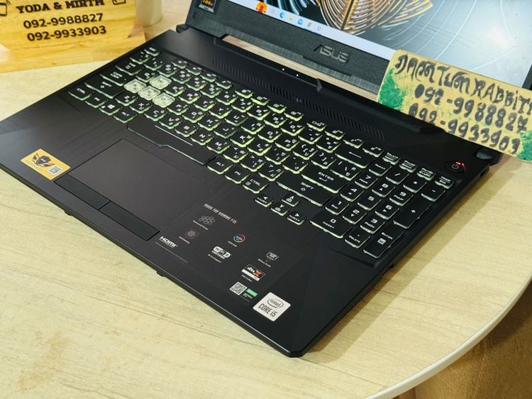 Asus Tuf Gaming Core i5 Gen10 การ์ดจอแยก Nvidia GTX1650  ,Ram 8G , M.2 Pcle 512G จอ15.6" Full HD 144Hz รูปที่ 4