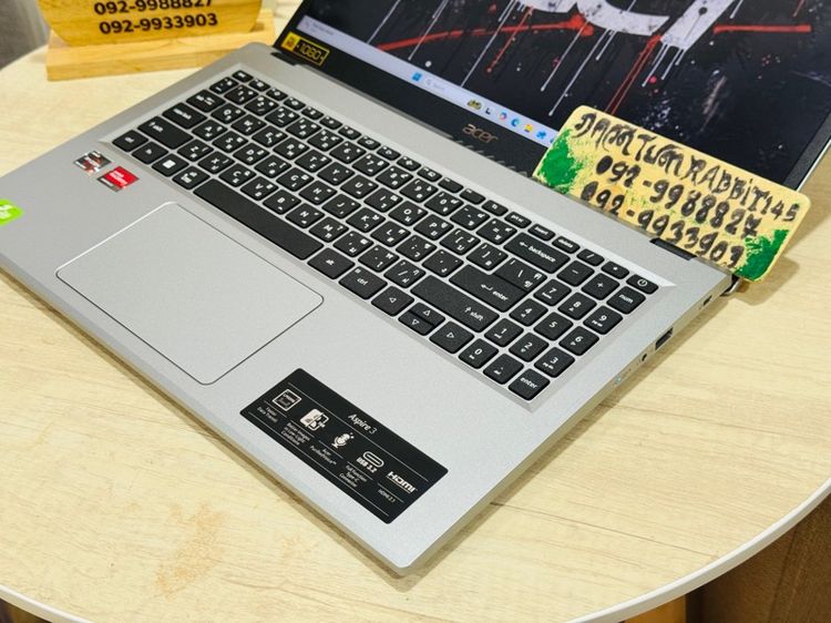 ขAcer Ryzen5 Series7 Radeon Graphic ,Ram 8G , M.2 Pcle 512G จอ15.6" Full HD รูปที่ 4