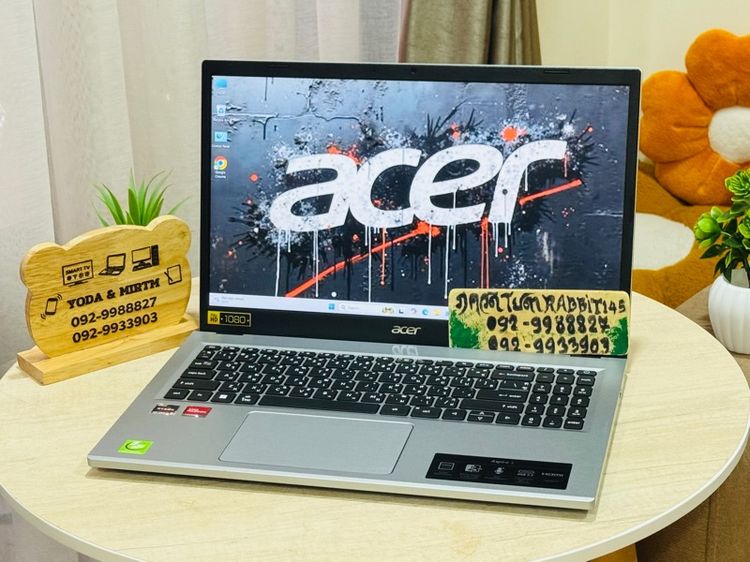 ขAcer Ryzen5 Series7 Radeon Graphic ,Ram 8G , M.2 Pcle 512G จอ15.6" Full HD รูปที่ 2