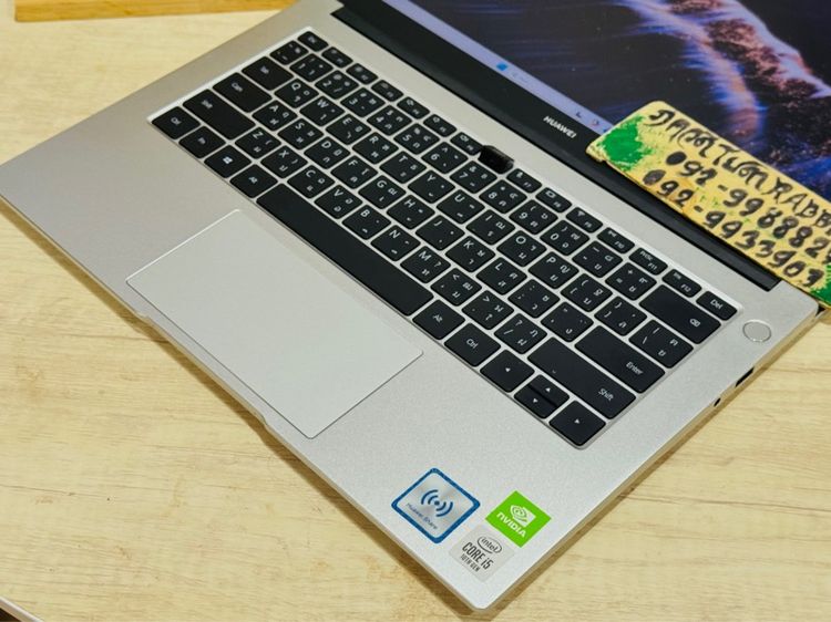 Huawei MateBook D14 Core i5 Gen10 การ์ดจอแยก Nvidia MX250 Ram 8G , M.2 Pcle 512GB จอ 14.0" Full HD คีย์บอร์ดไฟ รูปที่ 10