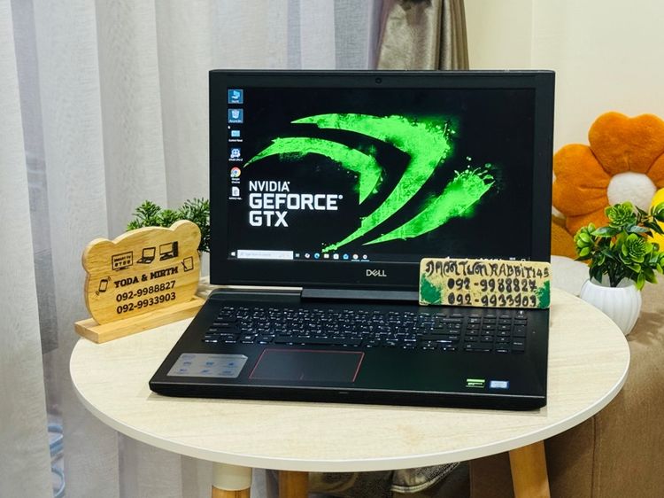 Dell Gaming Core i7 Gen7 การ์ดจอแยก Nvidia GTX1050Ti   ,Ram 8G , M.2 Pcle 128G HDD 1TB จอ15.6" Full HD คีย์บอร์ดไฟ สตรีมเกม  รูปที่ 2