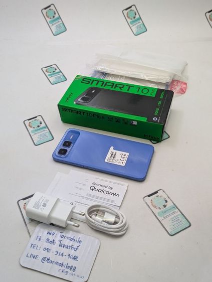 128 GB ขาย เทิร์น Infinix Smart 10 Plus Ram 4 Rom 128 ศูนย์ไทย สภาพใหม่เอี่ยม อุปกรณ์ครบยกกล่อง ประกันยาว 11 เดือน เพียง 1,990 บาท เท่านั้น ครับ 