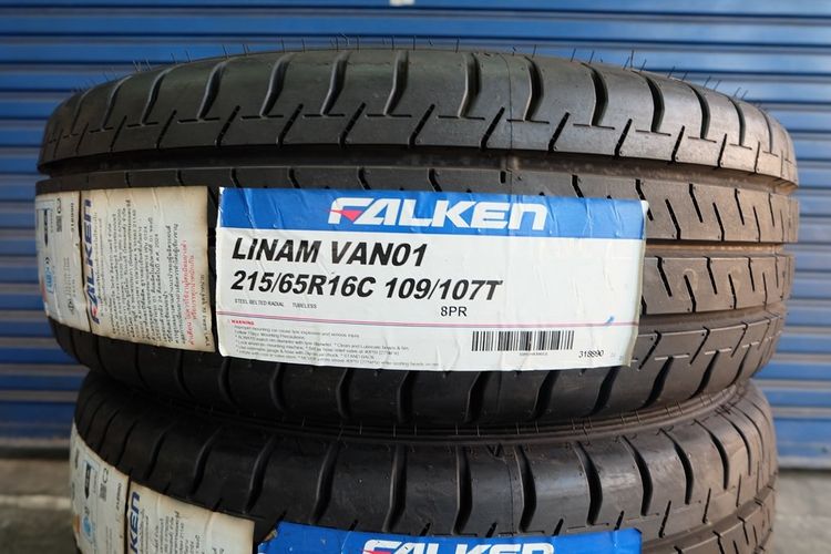 🐳 ยางใหม่ Falken รุ่น Linam Van 01 ขนาด 215 65R16 ปี24 รูปที่ 2