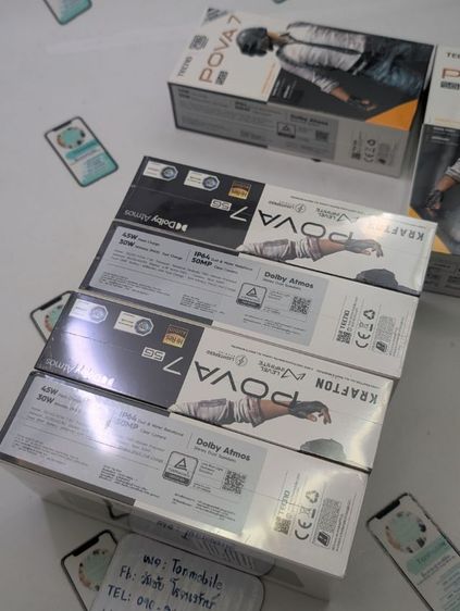 ขาย เทิร์น Tecno Pova 7 5G Ram 8 Rom 256 ศูนย์ไทย ของใหม่มือ 1 ประกัน 1 ปี เพียง 6,290 บาท ครับ รูปที่ 3