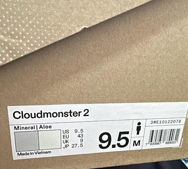 ขาย On Monster 2 สี Mineral-ole size 43-275cm ของใหม่ ของแท้ รูปที่ 9