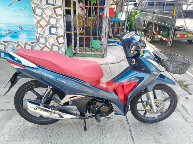 🛵ยังไงก็ขาย WAVE125i ปี 64 เครื่องดี สีสวย สตาร์ทมือ  เล่มชุดโอนครบ+เปลี่ยนถ่ายน้ำมันเครื่องฟรี ส่งฟรี30 ก.ม รูปที่ 3