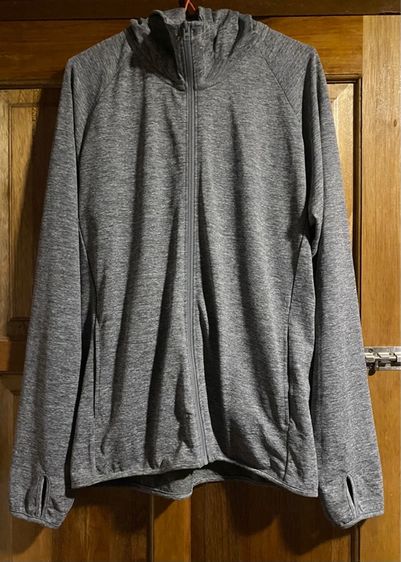 เทา แขนยาว เสื้อแจ็คเก็ต | เสื้อคลุม เสื้อ Uniqlo กัน UV แท้ 💯