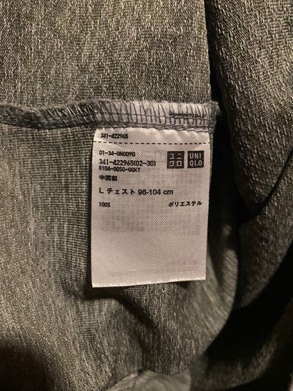 เสื้อ Uniqlo กัน UV ผู้ชาย แท้ 💯 รูปที่ 4