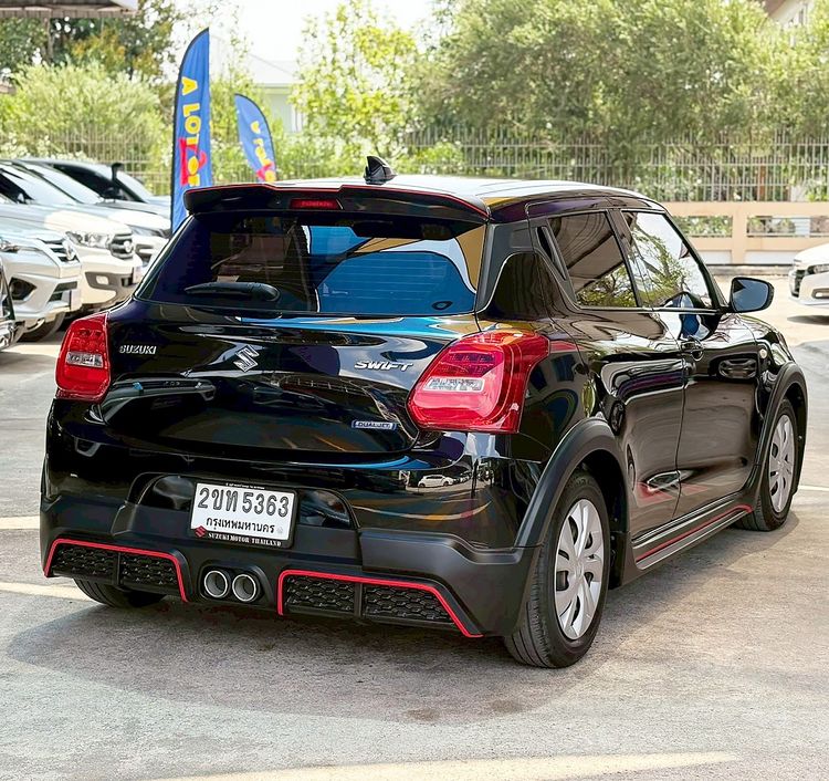 Suzuki Swift 2021 1.2 GLX Sedan เบนซิน ไม่ติดแก๊ส เกียร์อัตโนมัติ ดำ รูปที่ 3