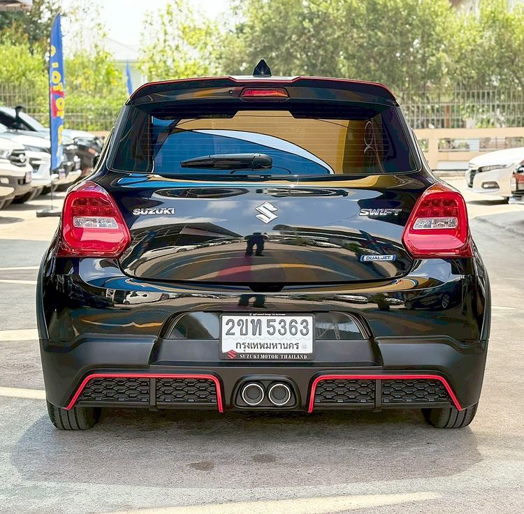 Suzuki Swift 2021 1.2 GLX Sedan เบนซิน ไม่ติดแก๊ส เกียร์อัตโนมัติ ดำ รูปที่ 4