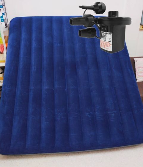 Intexของแท้100 6ฟุต เนื้อผ้าหนา ที่นอนเป่าลม 183 x 203 x 25 ซม.เก็บปลายทาง รูปที่ 8