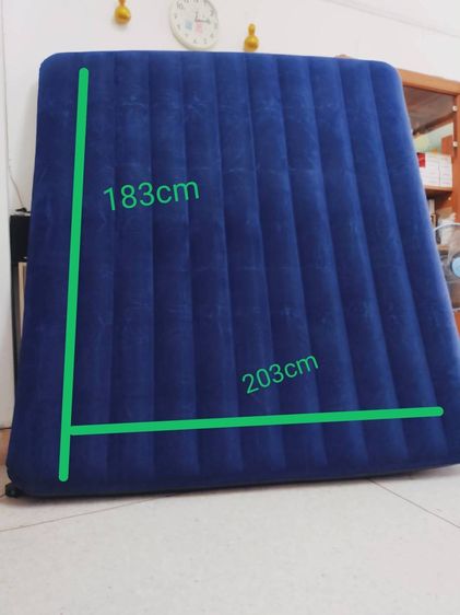 Intexของแท้100 6ฟุต เนื้อผ้าหนา ที่นอนเป่าลม 183 x 203 x 25 ซม.เก็บปลายทาง รูปที่ 11