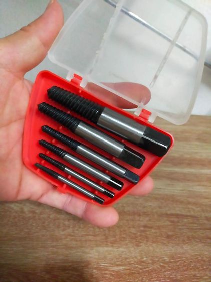 ตัวช่วยถอดน็อตหักคาหรือท่อเกลียวประปา ถอนด้วยกลียวซ้าย เบอร์1-6 รูปที่ 3