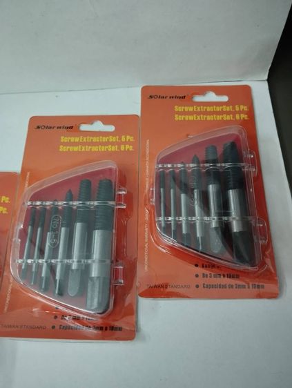 ตัวช่วยถอดน็อตหักคาหรือท่อเกลียวประปา ถอนด้วยกลียวซ้าย เบอร์1-6 รูปที่ 2