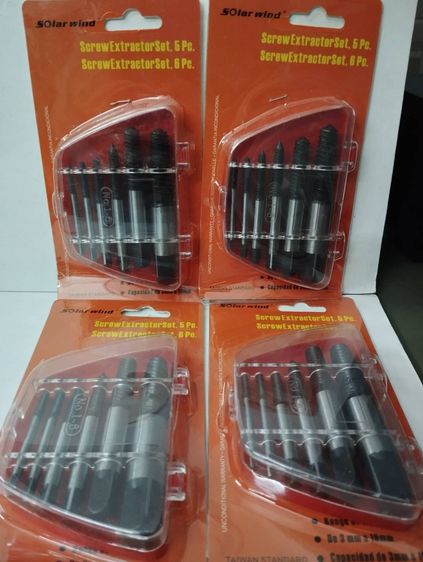 ตัวช่วยถอดน็อตหักคาหรือท่อเกลียวประปา ถอนด้วยกลียวซ้าย เบอร์1-6 รูปที่ 3