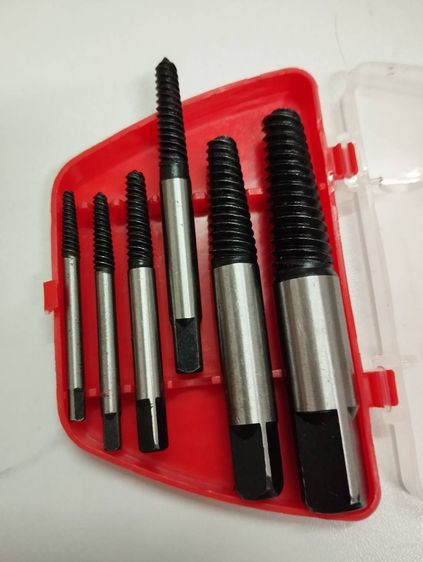 ตัวช่วยถอดน็อตหักคาหรือท่อเกลียวประปา ถอนด้วยกลียวซ้าย เบอร์1-6 รูปที่ 4