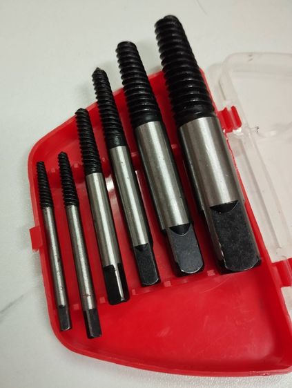 ตัวช่วยถอดน็อตหักคาหรือท่อเกลียวประปา ถอนด้วยกลียวซ้าย เบอร์1-6 รูปที่ 2