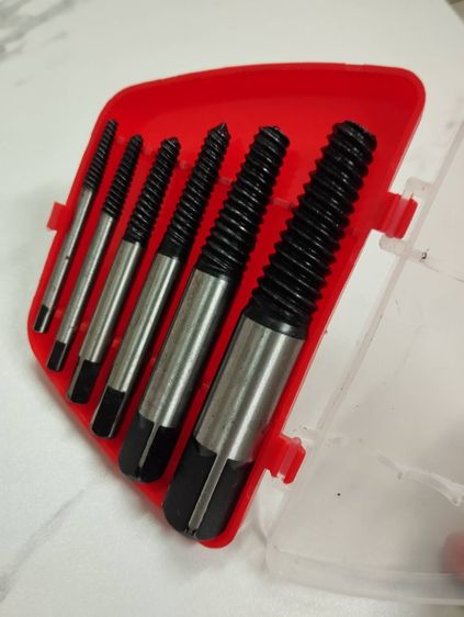 ตัวช่วยถอดน็อตหักคาหรือท่อเกลียวประปา ถอนด้วยกลียวซ้าย เบอร์1-6 รูปที่ 12