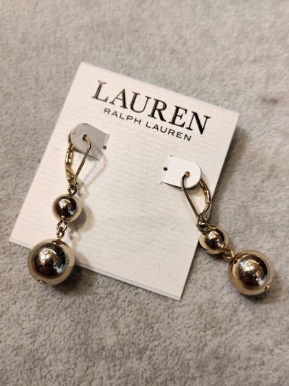 โลหะ Ralph​ Lauren​ต่างหู​ใหม่เอี่ยม​