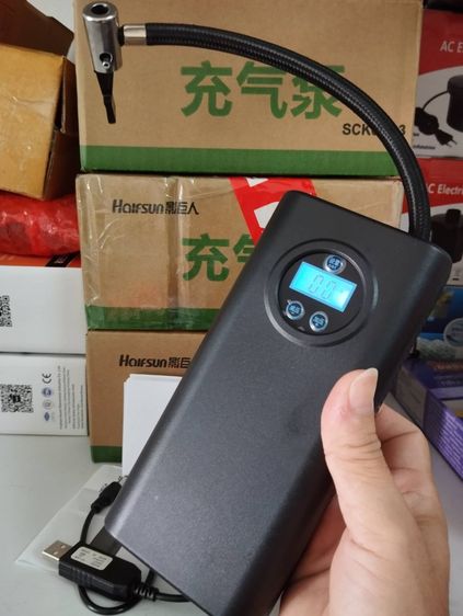 ปั้มลมไร้สายของแท้ คู่มือภาษาไทย เติมลมรถยนต์,จักรยานยนต์ จักรยาน รูปที่ 9