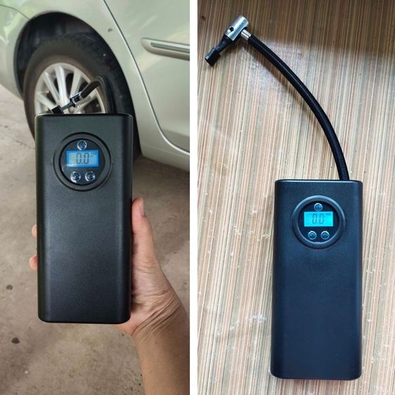 สินค้าเพื่อความปลอดภัย ปั้มลมไร้สายของแท้ คู่มือภาษาไทย เติมลมรถยนต์,จักรยานยนต์ จักรยาน