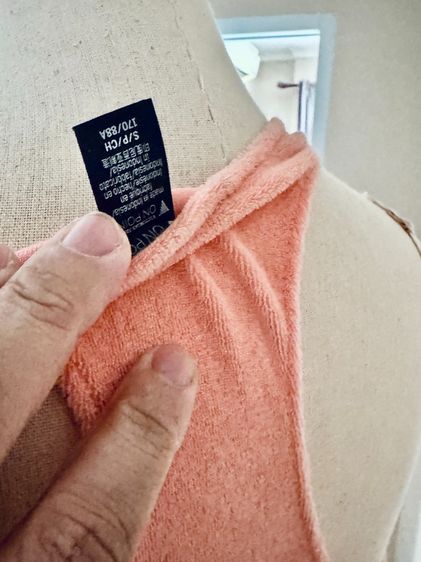 Used Victoria Secret Towel Vest in Flamingo Size S to support Beachwer รูปที่ 10