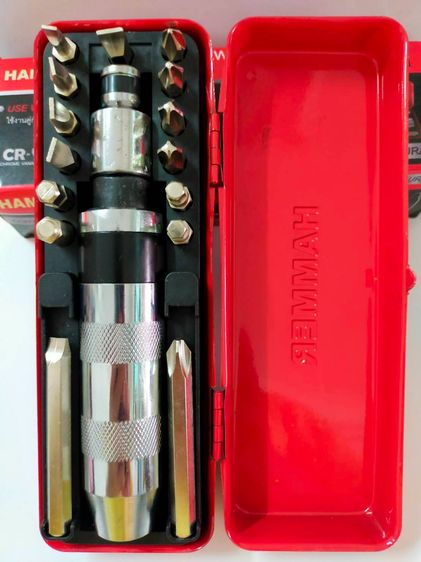 คายน็อตขันน็อตแน่น ใช้ไขควงกระแทกพร้อมดอกไขควง16ชิ้น เกรดเหล็กCRVแท้ รูปที่ 10