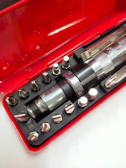 คายน็อตขันน็อตแน่น ใช้ไขควงกระแทกพร้อมดอกไขควง16ชิ้น เกรดเหล็กCRVแท้ รูปที่ 8