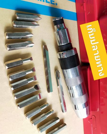 คายน็อตขันน็อตแน่น ใช้ไขควงกระแทกพร้อมดอกไขควง16ชิ้น เกรดเหล็กCRVแท้ รูปที่ 4