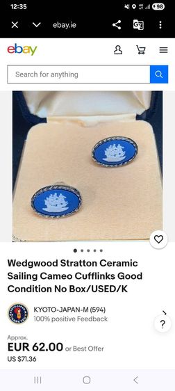 Wedgwood​ Stratton​ cufflinks รูปที่ 7