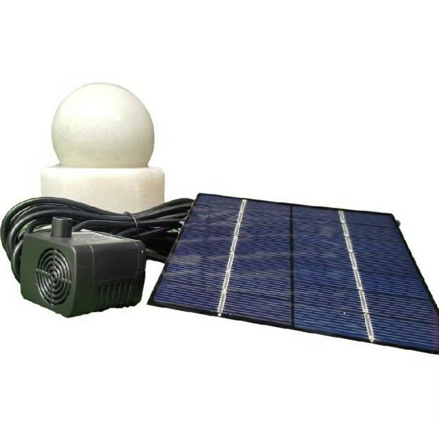 ส่งต่อ เซ็ตอ่างน้ำล้นหินหมุนฮวงจุ้ยมงคล พร้อมปั๊มน้ำโซลาร์เซล์ เรียกเงินทองโชคลาภ รูปที่ 3