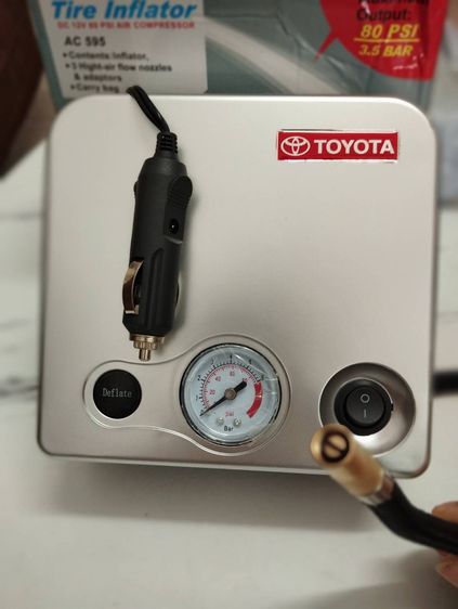 ปั๊มสูบลมยางรถยนต์12V เสีบยที่จุดบุหรี่ ส่งฟรี‼️เก็บปลายทาง