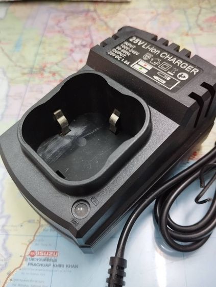 ชาร์จไฟอัดไฟแบตเตอร์รี่ สว่านไร้สายทรงสี่เหลี่ยม 16V มีเก็บปลายทาง