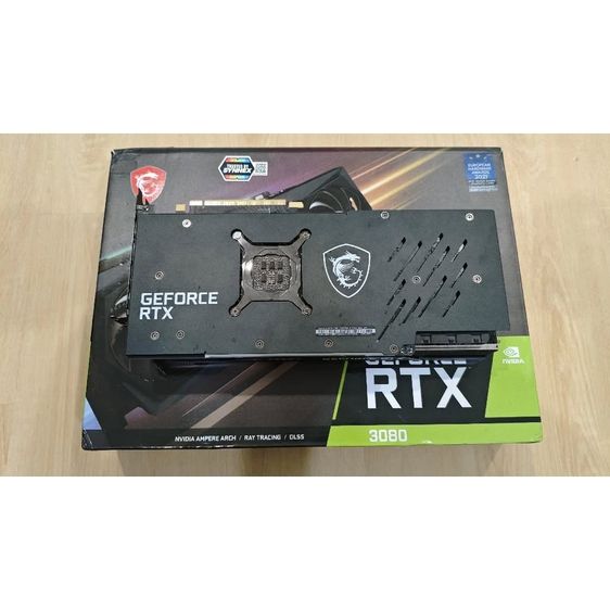 การ์ดแสดงผล MSI RTX 3080 GAMING X TRIO 10GB DDR6X  อุปกรณ์ครบกล่อง สถาพสวย ใช้งานปกติ  รูปที่ 9
