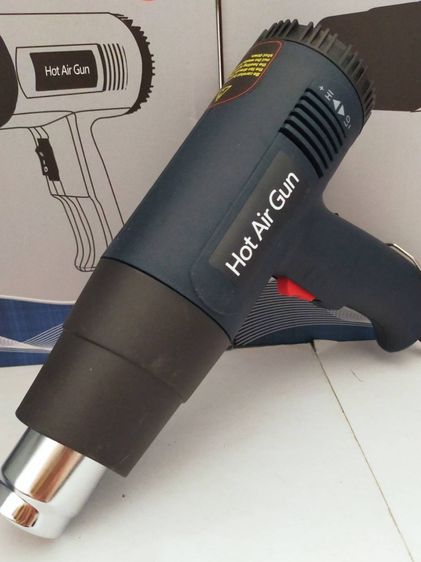 KUMALLปืนเป่าลมร้อน ปรับความร้อนได้65-600©เครื่องมือช่างไฟฟ้าใช้เป่าฟิล์ม รูปที่ 15