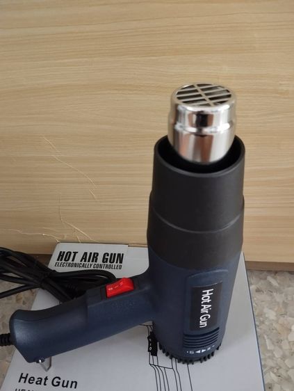 KUMALLปืนเป่าลมร้อน ปรับความร้อนได้65-600©เครื่องมือช่างไฟฟ้าใช้เป่าฟิล์ม รูปที่ 6